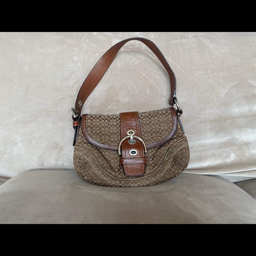 COPY-Coach Monogram Shoulder Bag